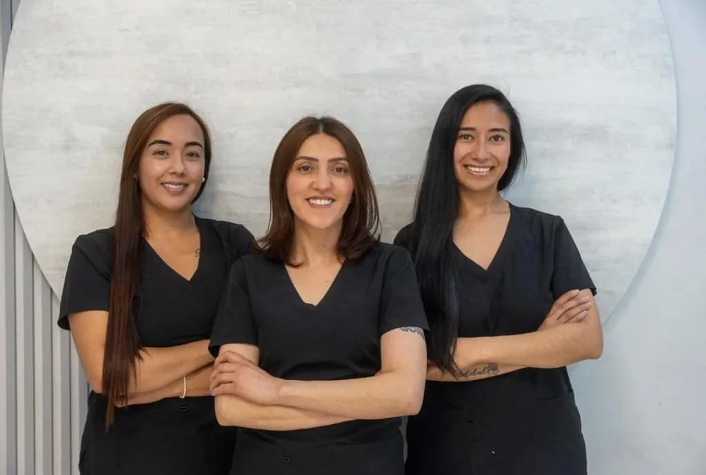 Equipo de especialistas de la clínica